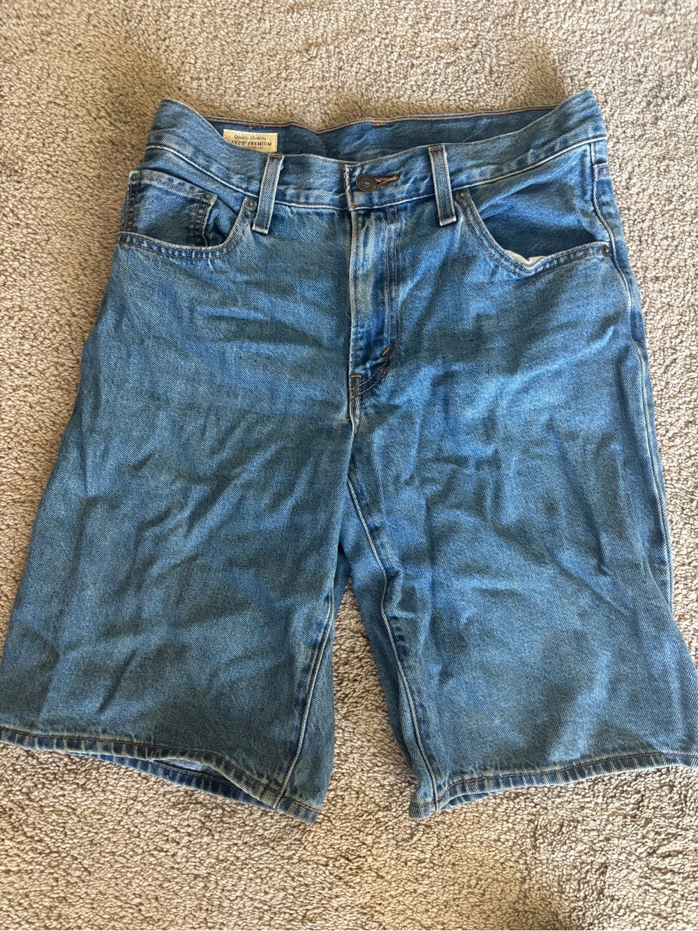 Blue Denim Shorts - Classic Casual Style